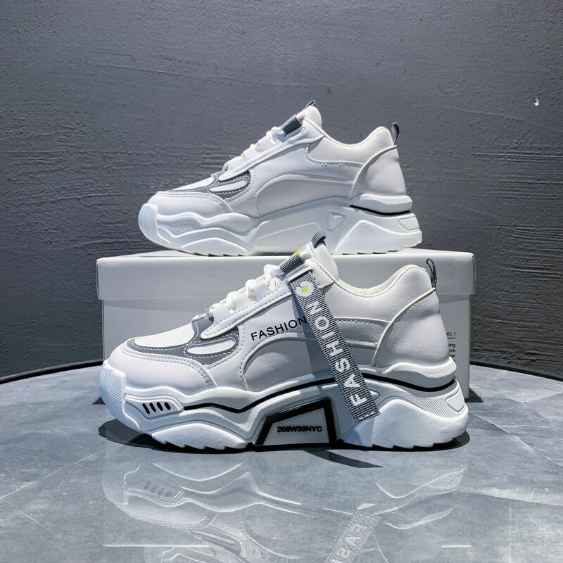 Zapatos Deportivos ligeros y transpirables para mujer, calzado versátil, versión coreana que muestra los pies, cómodos y pequeños, Otoño, 2024