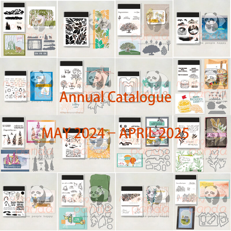 Annual Catalogue MAY 2024–APRIL 2025 Clear Stamp Cutting Dies DIY Scrapbooking Supplies Stamps Metal Dies For Cards Albums Craft