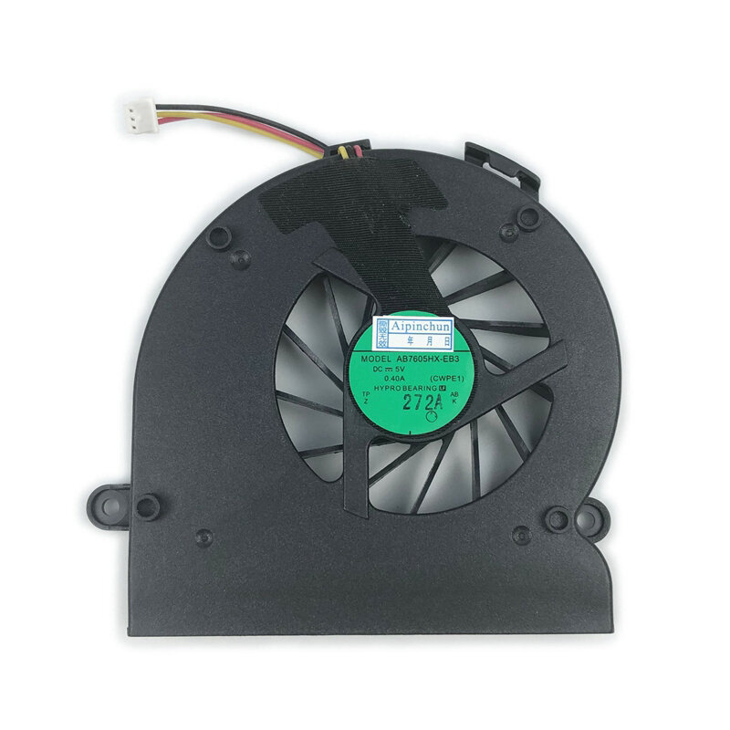 Novo ventilador refrigerador do portátil original para benq a53 a53e notebook ventilador de refrigeração AB7605HX-EB3 dc 5v 0.40a