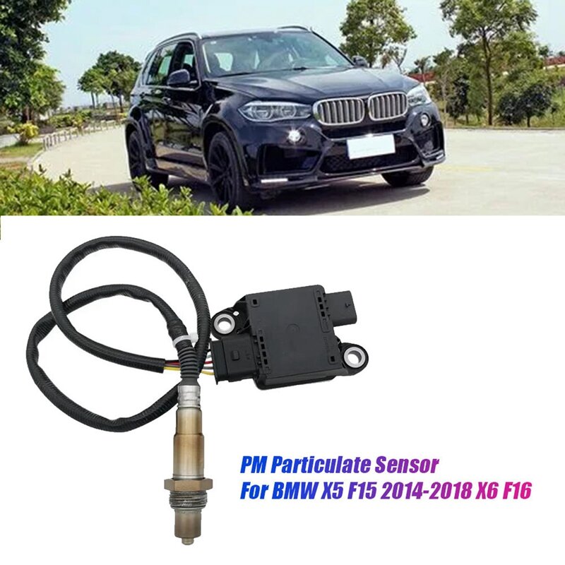 Sensor de materia de partículas PM de escape diésel para coche, accesorios para BMW X5 F15 13628582024-0281007237 X6 F16 2014, 2018, 0281007238