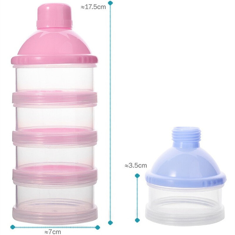 المحمولة الحليب مسحوق صيغة موزع الغذاء الحاويات تخزين صناديق التغذية للطفل الاطفال طفل 4/5 شبكة صندوق تخزين أغذية الأطفال