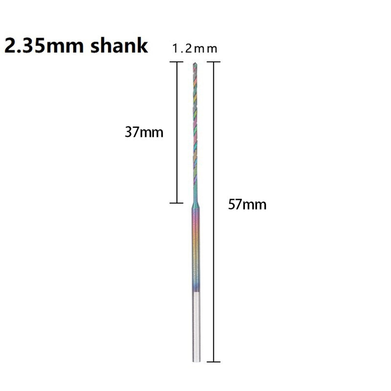 高速度鋼針パンチドリルビット、電動工具、ドリルヘッド、補助シャンク、1個、2.35mm