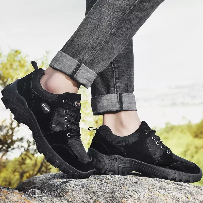 Atmungsaktive Herren schuhe Casual Style Mode rutsch feste Mesh Sneakers neue Outdoor leichte Wanderschuhe Marke Herren Wanderschuhe
