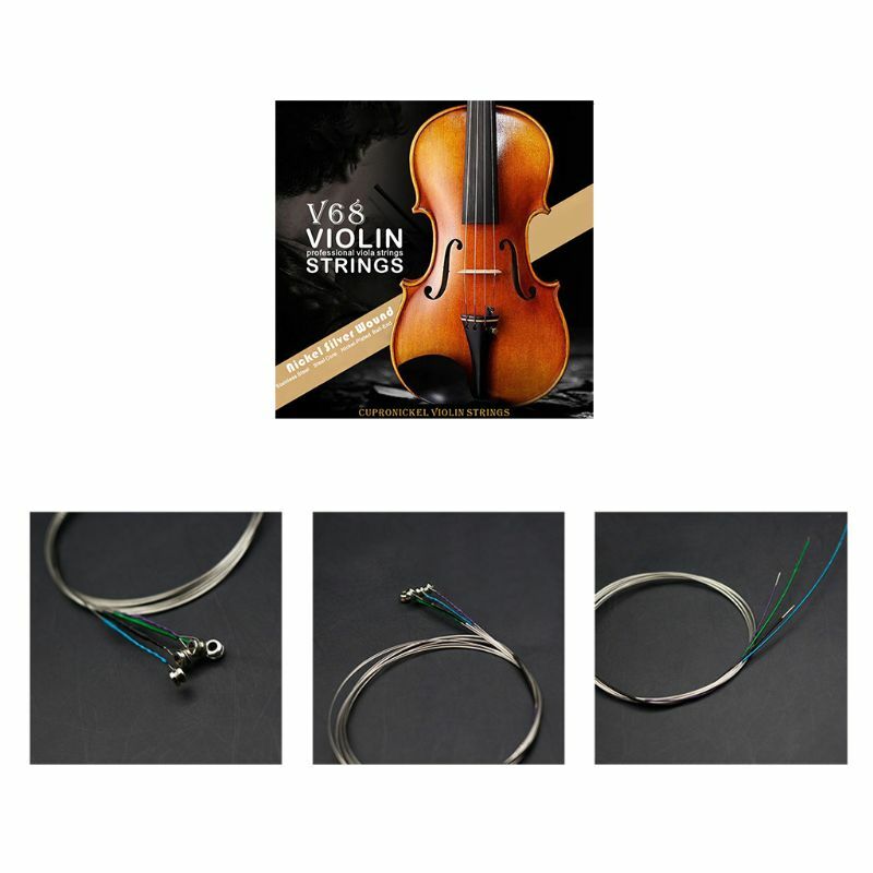 4 Teile/satz Violine Saite E-A-D-G Geige Saite Ersatz für 3/4 4/4 Violine Musical Instrument Teile Zubehör
