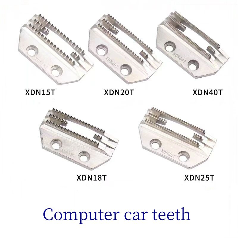 Q.X.YUN جهاز كمبيوتر مسطح لأسنان السيارة FD Jack A4 آلة خياطة كهربائية XND18T لأربعة صفوف على شكل حرف E قماش مسنن لتغذية الأسنان الغراء