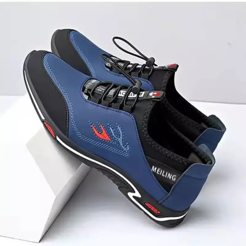 2024 New Men's Business and Casual Shoes Fashionable and Trendy Soft Sole Breathable and Tall Men's Classic Sports Shoes