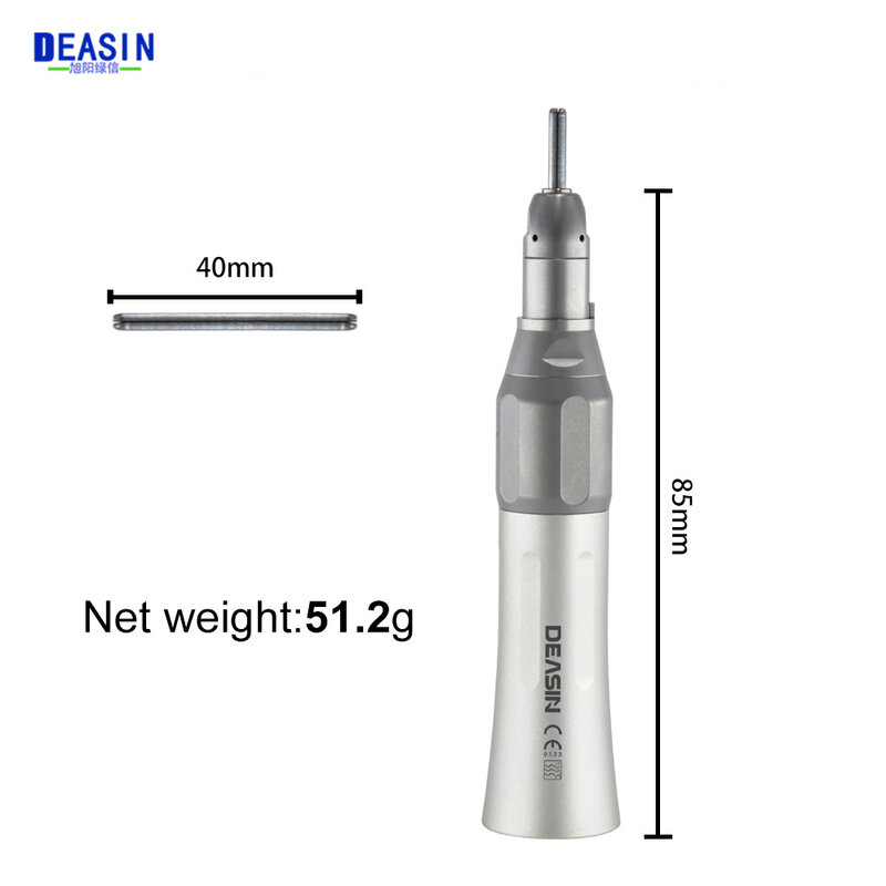 New Dental FX 1:1 Straight Low Speed Straight Handpiece Nose Cone Ratio for Lab E-type Motors Dentist Tools