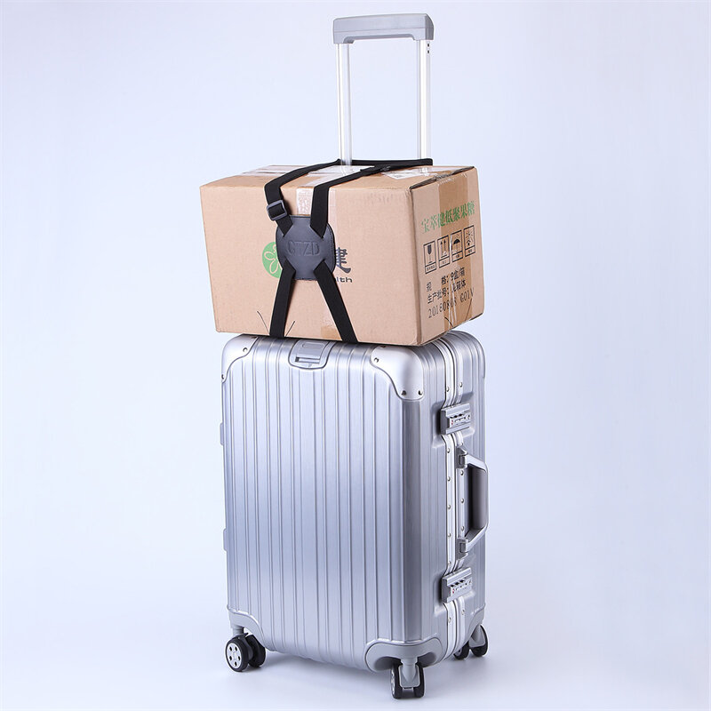 Дополнительная сумка, ремешок для багажа, ремни для багажа, сумки для дополнительной сумки, удобный для путешествий, эластичный ремень, простой вариант-черный