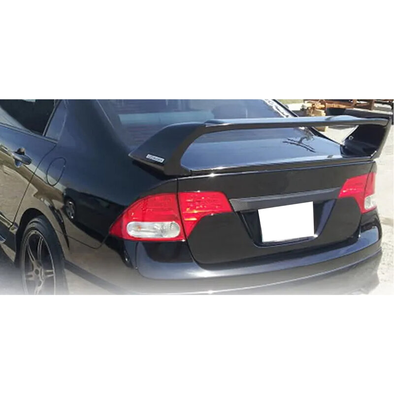 Tylny Spoiler kompatybilny z 2006-2011 Honda Civic tylny spojler bagażnik części samochodowych czarny 2006 2007 2008 2009 2010 2011