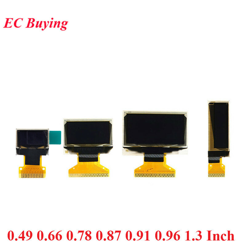 Módulo de pantalla LCD OLED, 0,49 ", 0,66", 0,42 ", 0,78", 0,87 ", 0,91", 0,96 ", 1,3", 0,91 ", 1,3", 128x32, 128X64, SSD1306, SH1106