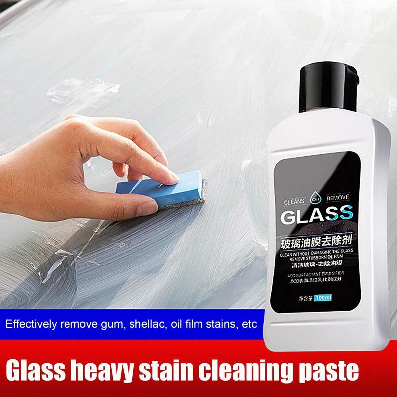 Car Glass Cleaner Water Spots Remover Glass Cleaner Car Headlight And Window Cleaner For Glass Surfaces Polish And Restore