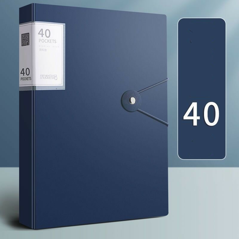 1個a4ファイルバッグ40ページの予算ファイルフォルダー大容量ドキュメント学生文房具オフィスデスクオーガナイザー