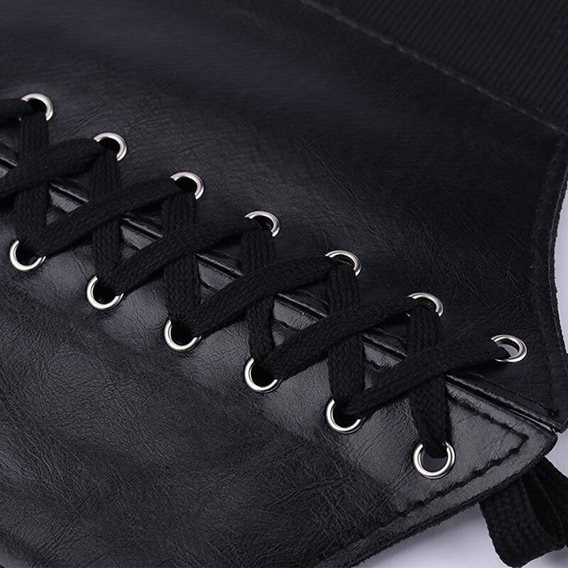 Corset Wide Belts Pu Leather Slimming Body Belts For Women Elastic Waist Belts