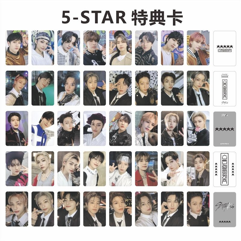 Straykids New kpop photowcards Album 5star Photo Card Small Carny Nanyi MP WM K4 Special Card periferiche