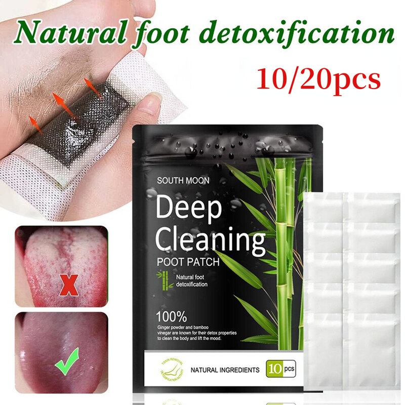 10 pz nuovo Dropshipping pulizia profonda Detox Foot Patch per alleviare lo Stress migliora il sonno ossigeno corpo disintossicazione dimagrante