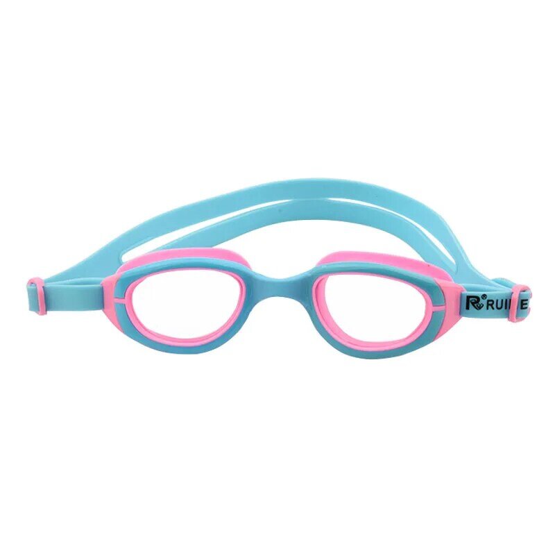 Óculos para natação para crianças, antiembaçante, desenho animado, hd, treinamento profissional, capa de óculos para natação, bebê