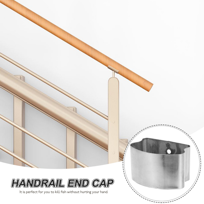 End Cap Handrail Extension Connector Fencing Tubing Plug Tubing End Protector