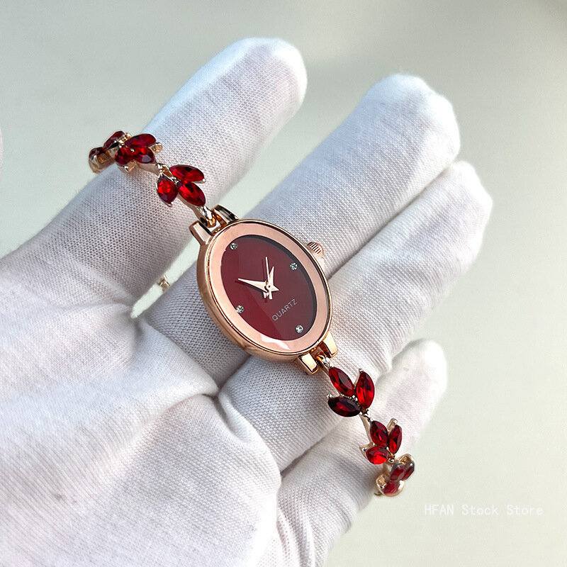 Zegarki damskie prosty kwarcowy zegarki na rękę zegarki luksusowe dziewczynek zegarek z paskiem prezent damski zegarek na co dzień