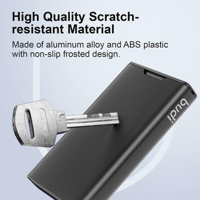 Porte-cartes de stockage portable en aluminium, 1 pièce, pour SD/Micro SDHC/Micro SDXC TF 8
