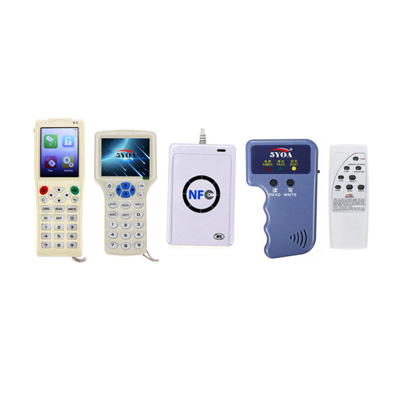 Tag RFID regravável e gravável pode copiar EM4100, proximidade Token Keyfobs, Keyfobs aleatórios, 125kHz, 5pcs