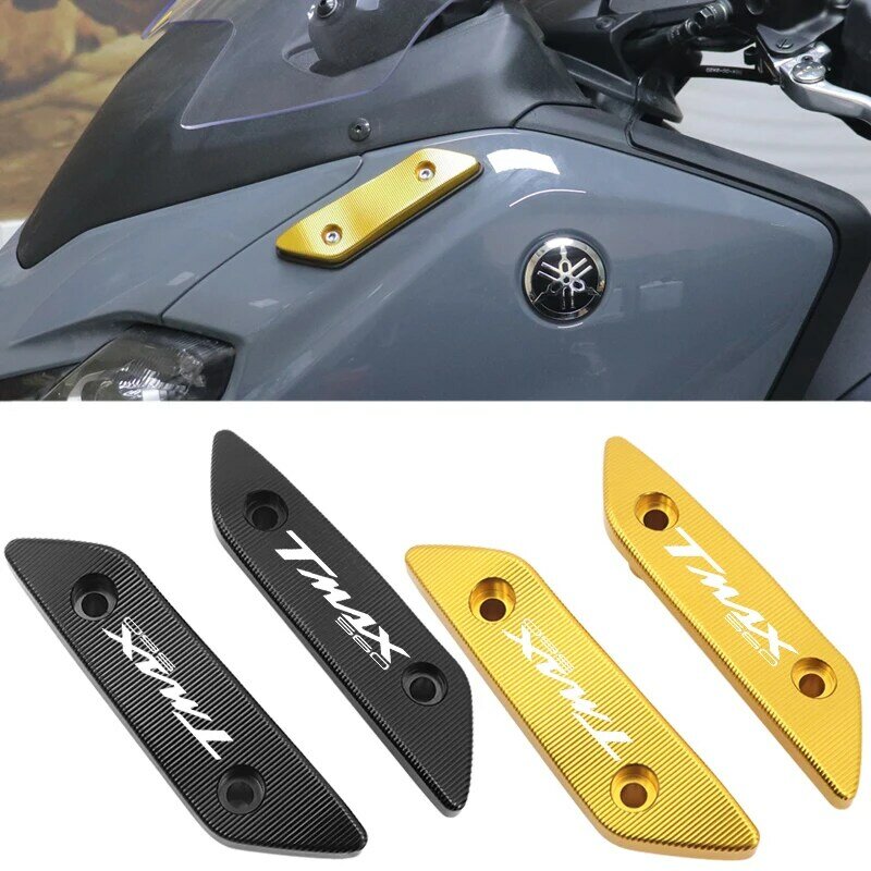 Tapa de agujero de espejo retrovisor de aluminio, accesorios para motocicleta, soporte de placa para YAMAHA TMAX560 TECH MAX 2023 t-max TMAX 560