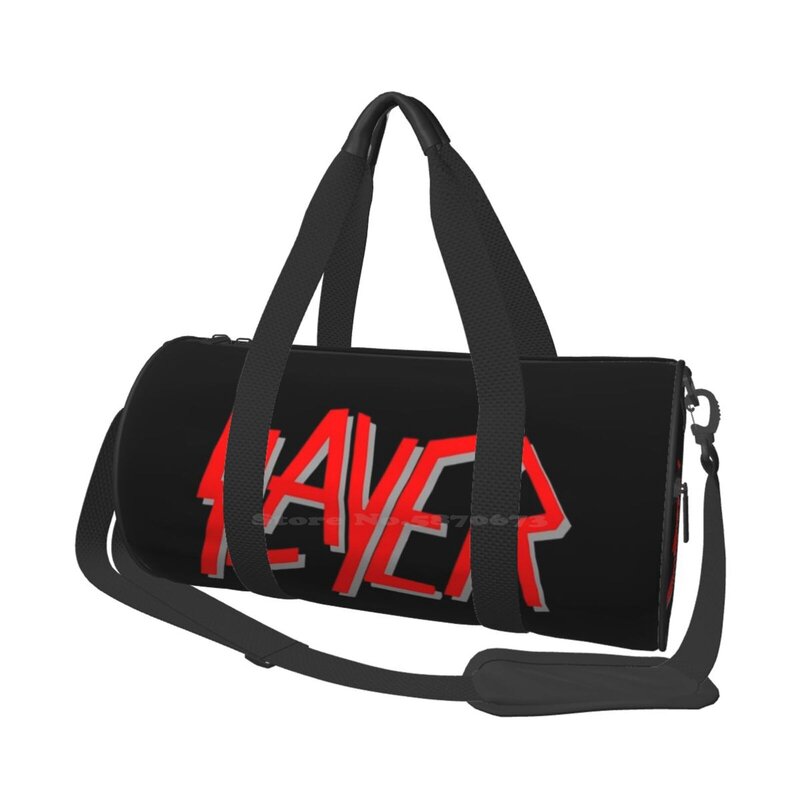 Slayer : Logo Tas Bahu Kapasitas Besar untuk Penyimpanan Belanja Luar Ruangan Logo Slayer Metal