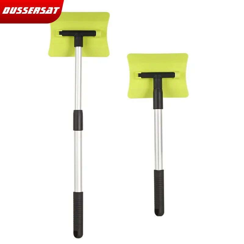 Winter Snow Scraper and Brush Detachable Ice Shovel with Soft Foam Grip and Extendable Telescoping Handle for Cars
