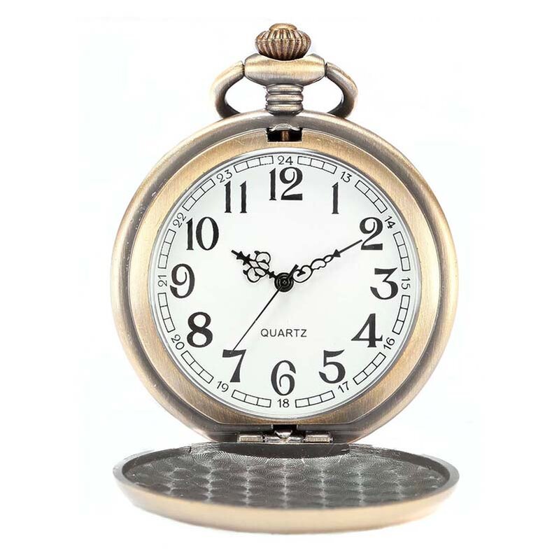 석영 주머니 시계, 아날로그, 청동 상자, 드래곤 시리즈 WPK062