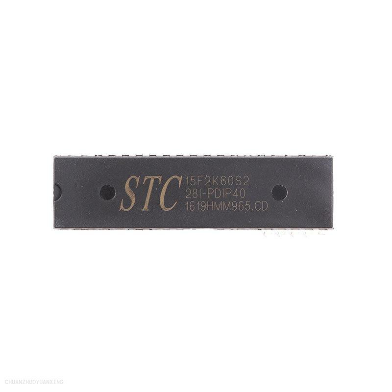 STC15F2K60S2-28I-PDIP40 Microcontrolador, Circuito Integrado IC Chip, Original e Genuine