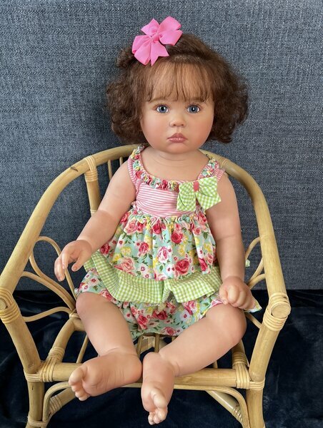 Fbbd 70cm já terminou reborn boneca do bebê julieta com mão-enraizado cabelo artista trabalho de alta qualidade bonecas para a menina presente de natal