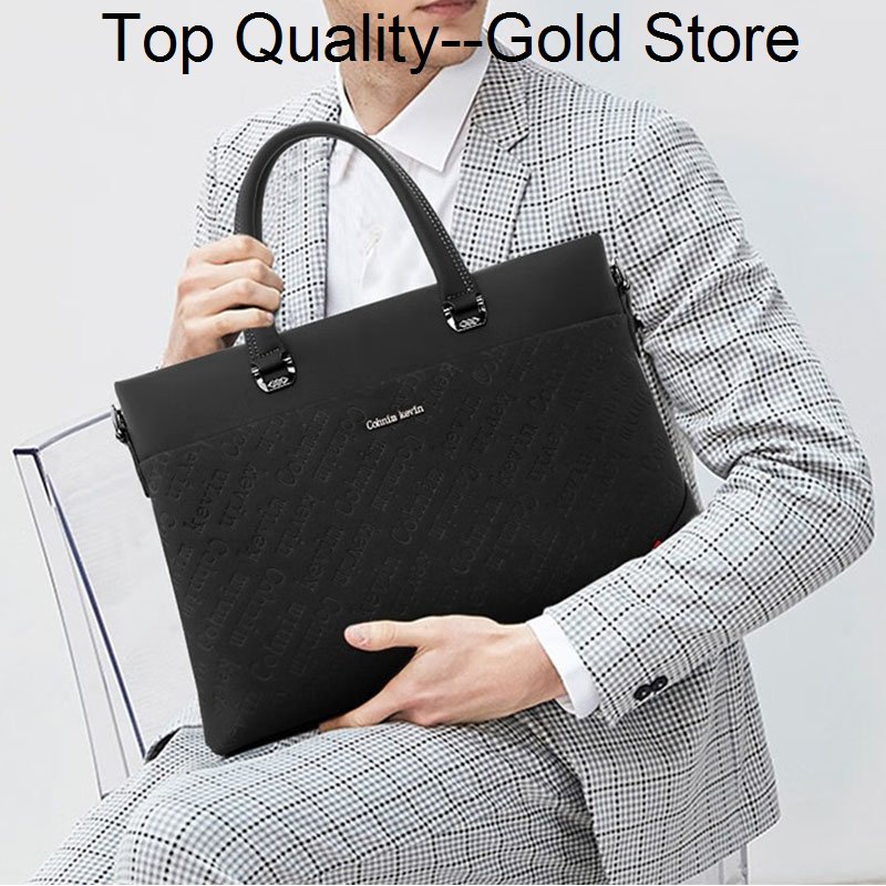 Портфель мужской из натуральной воловьей кожи, роскошный вместительный чемоданчик на одно плечо в деловом стиле, сумка для компьютера