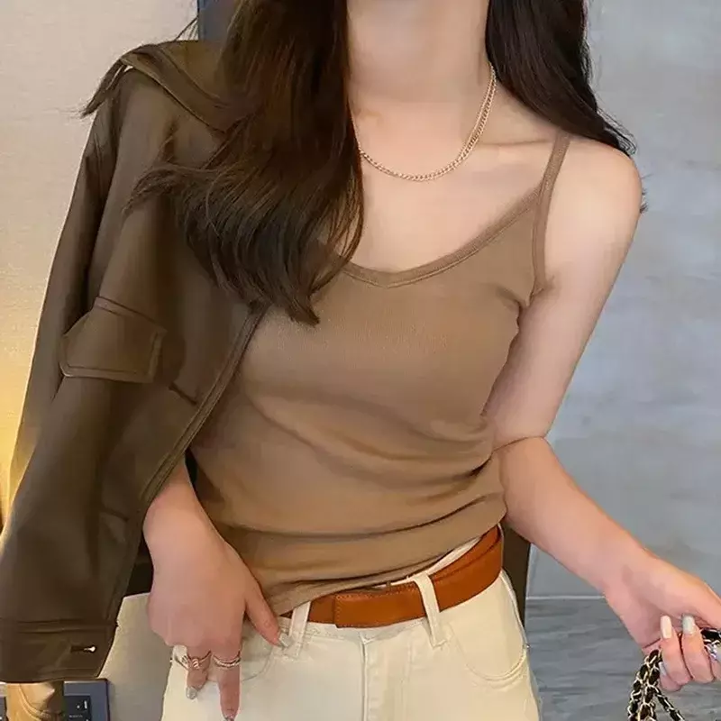 Warm Top Bottoming Shirt Tops Camisole Vest Winter Plus And Comfortable Thicken Thermal Female Inner Thick Velvet Women