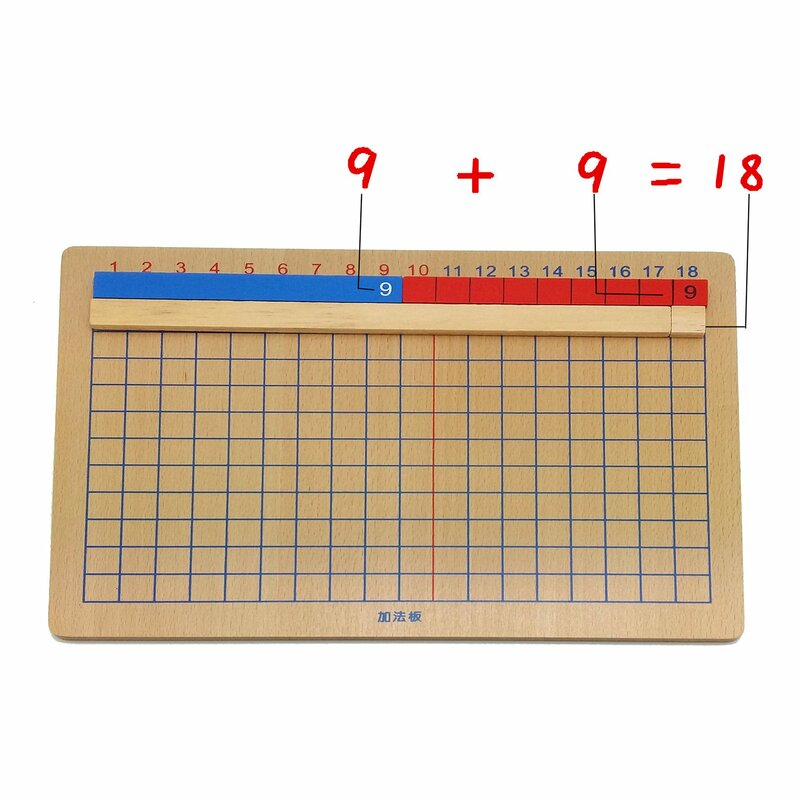 Addition and Subtraction Board Math Toys Material for Toddlers Kids,Addition & Subtraction Board
