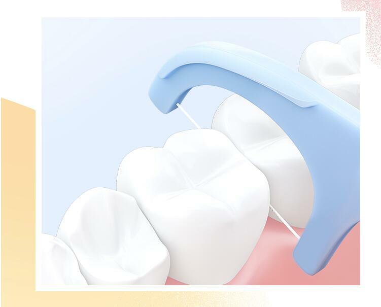 2/4/6กล่อง Xiaomi SOOCAS ไหมขัดฟันทันตกรรมฟันหยิบฟันหยิบลวดฟันหยิบทันตกรรมไหมขัดฟัน Oral สุขอนามัย50ชิ้น/กล่อง