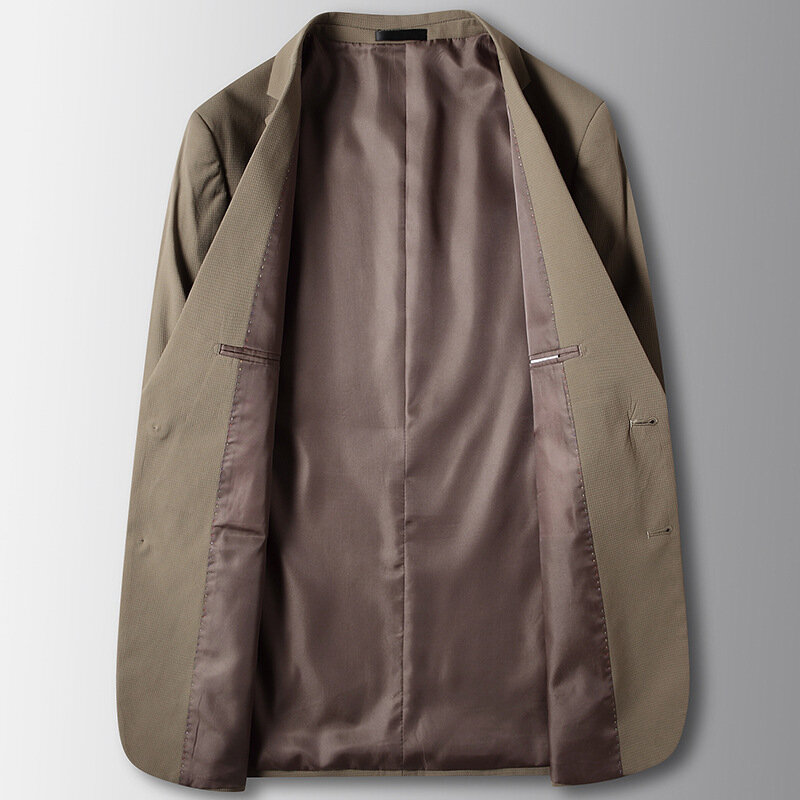 Hochwertige Herren Smart Casual Blazer Mode klassische Anzug Jacke schlanke einreihige männliche Blazer Outwear Marken kleidung