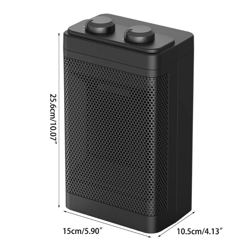 M2ee aquecedor elétrico compacto portátil mini aquecedor ventilador ar quente aquecimento rápido aquecedor elétrico perfeito