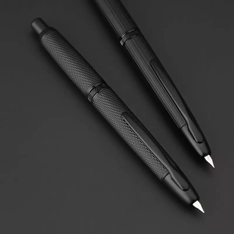 Majohn A1 penna stilografica con stampa in metallo modello a squame di pesce design EF 0.4MM pennini scrittura penne a inchiostro per forniture per ufficio scolastico penna per regali