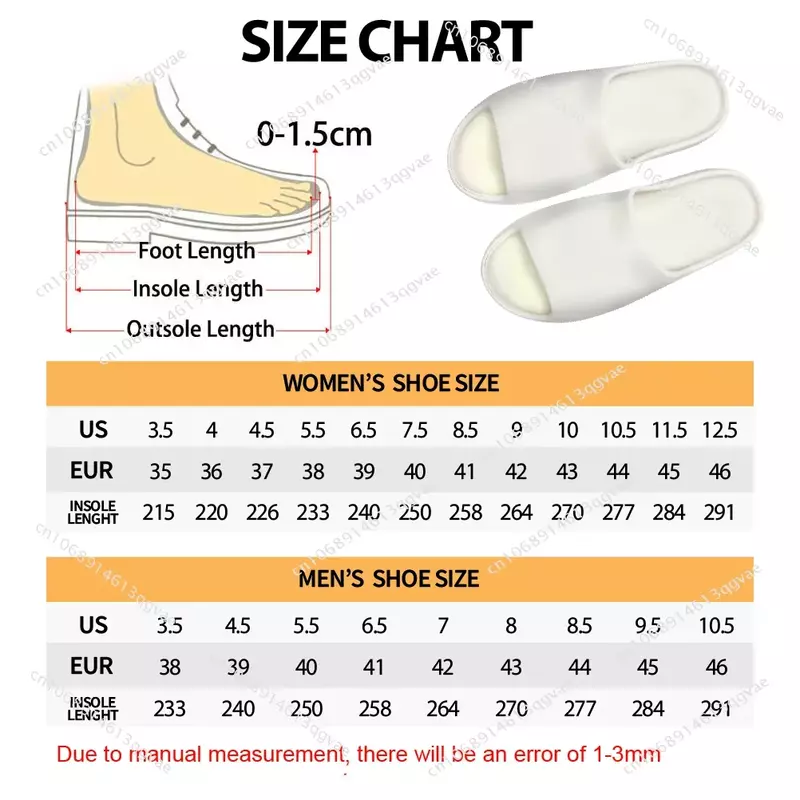 Alphabet Lore Soft Sole Sllipers Home Clogs Customized Water Shoes Mens Womens Teenager Stepping On Shit Bathroom Beach Sandals