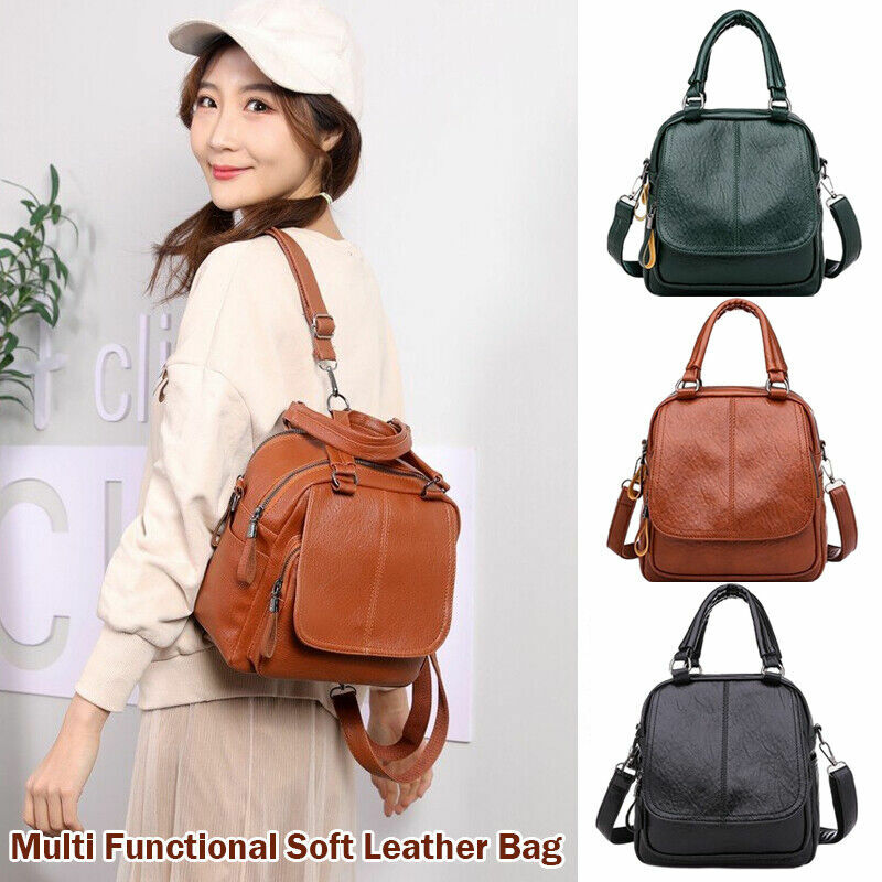 Женский кожаный рюкзак, маленькая дизайнерская сумка на плечо, модные маленькие школьные ранцы для девочек-подростков