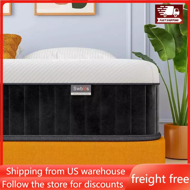 Full Size Mattress in a Box, Memory Foam Mattress 10 Inch, Double Mattress Pressure Relief, Easy Delivery& Set Up, free shipping