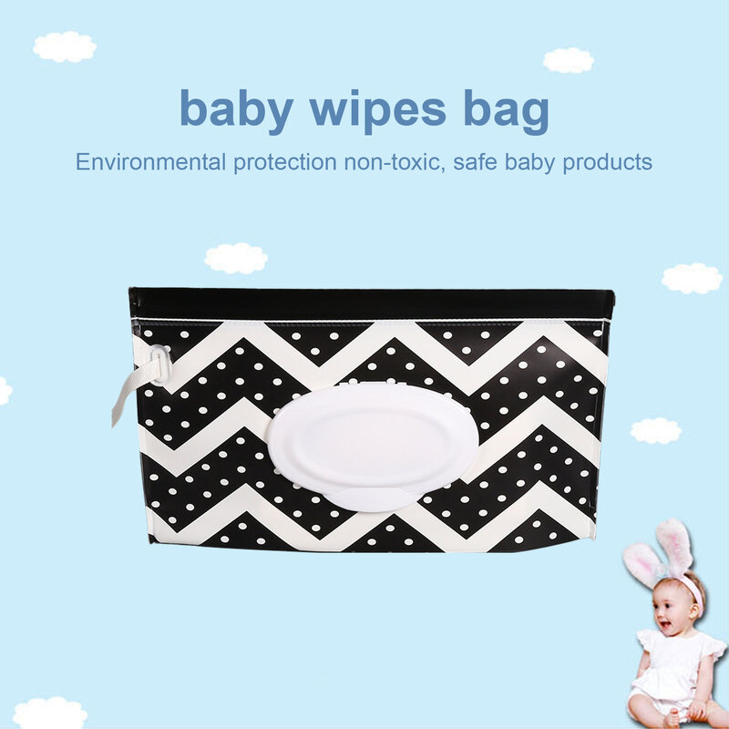 Travel Wet Wipes Box Reusable Wet Wipes Container For Baby Functional Wet Wipes Dispenser Wipes Container With Lanyard