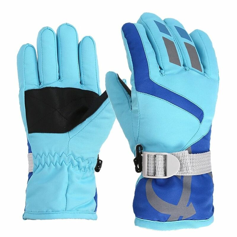 Waterproof Children Ski Gloves New Fashion Thicken Warm Windproof Kid Gloves Non-slip Winter Warm Ski