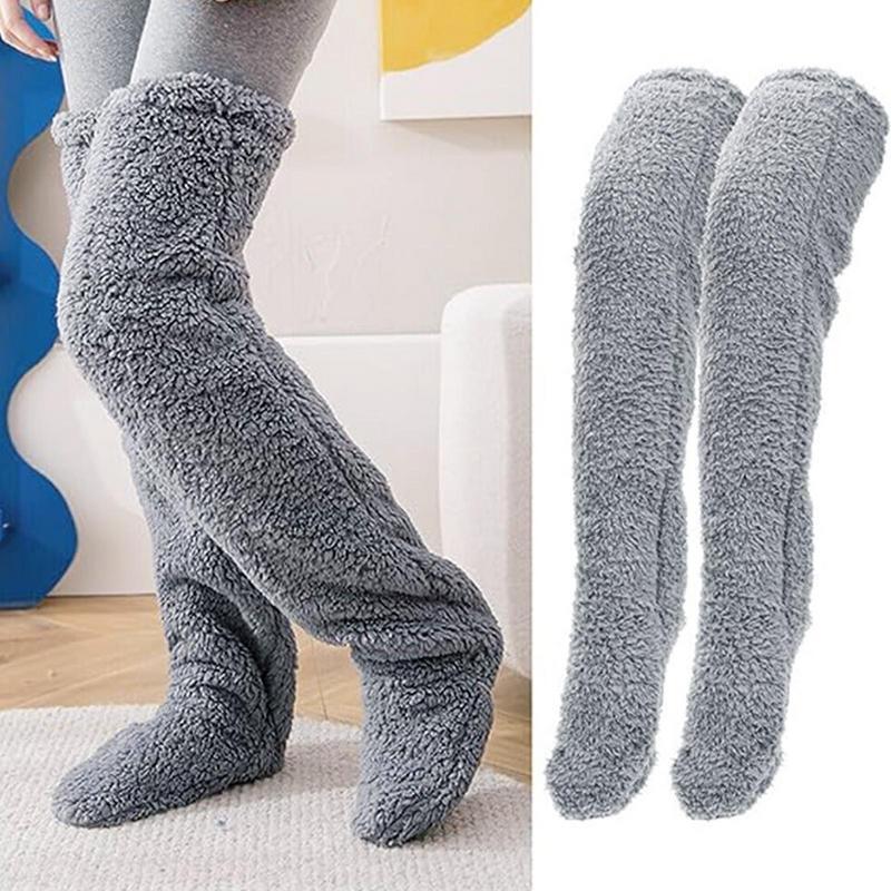 Женские носки-тапочки, толстые мягкие носки-тапочки, удобные зимние носки для взрослых, пушистые носки-тапочки для зимы, дня рождения, Хэллоуина