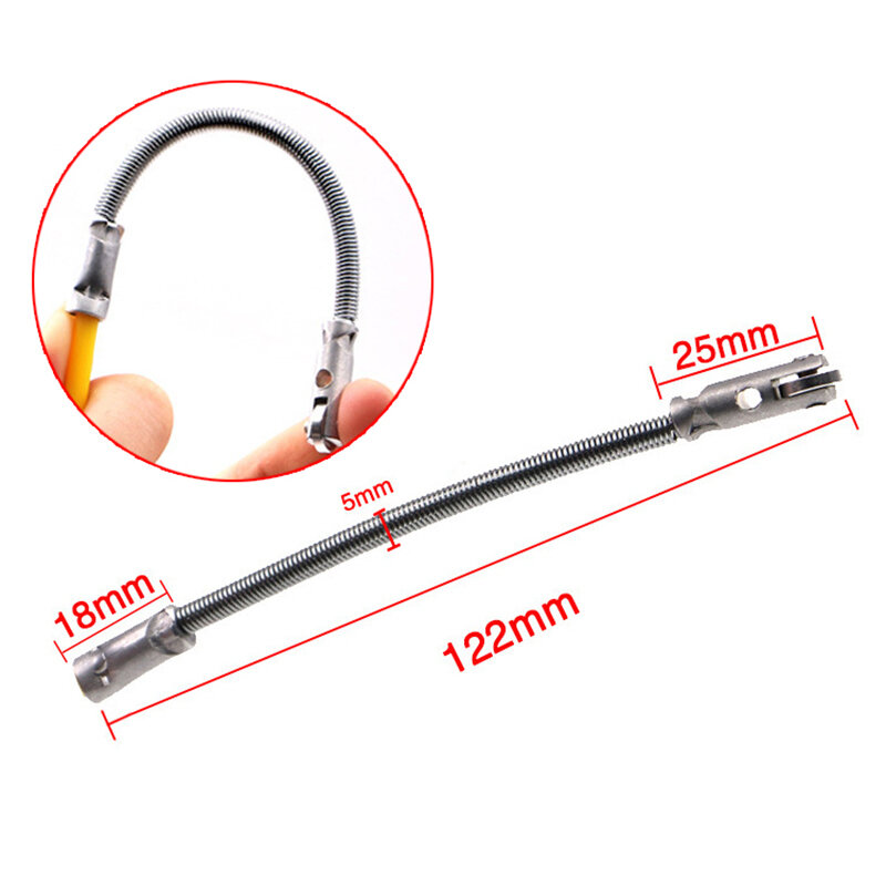 Electrician Automatic Thread Guide Connector Head Thread Guide Wire Cable Elastic Threader Cable Puller Accessories For Repair