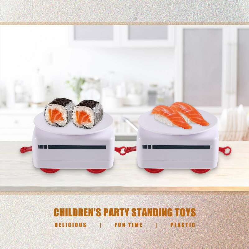Brinquedo de sushi para crianças, trem rotativo, trilha, correia transportadora, mesa rotativa, diy, diy, família, festa
