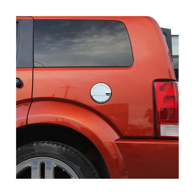 Серебряная крышка для внешнего топливного бака автомобиля для Dodge Nitro 2007-2012