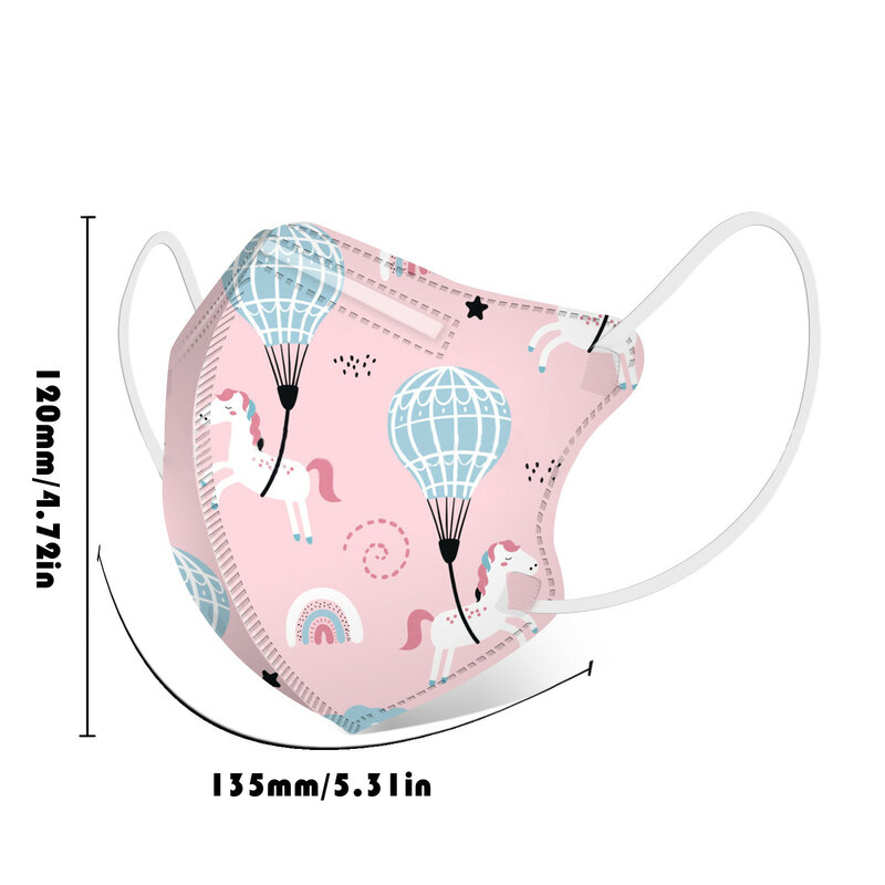 Детская 3d одноразовая четырехслойная защитная маска с мультяшным принтом для малышей маска для рта маска для младенцев тушь для ресниц 2024