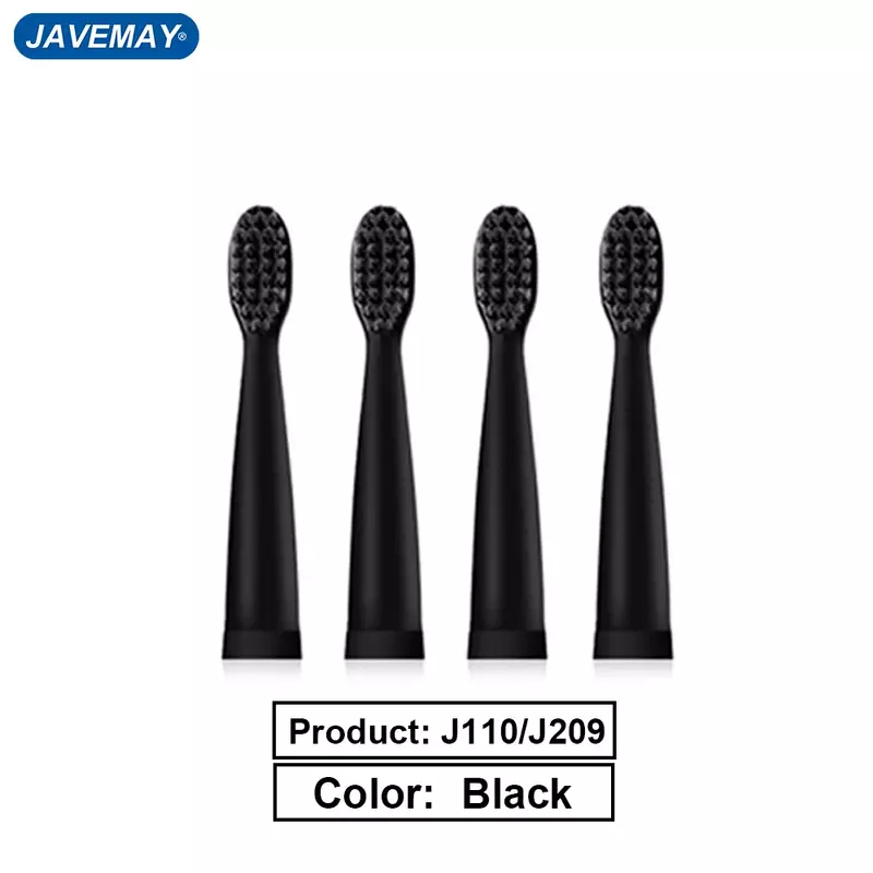 Electric Toothbrush Head Sonic Soft Tooth Brush Head Replacement Washable Whitening Sensitive Brush Head for JAVEMAY J110 / J209