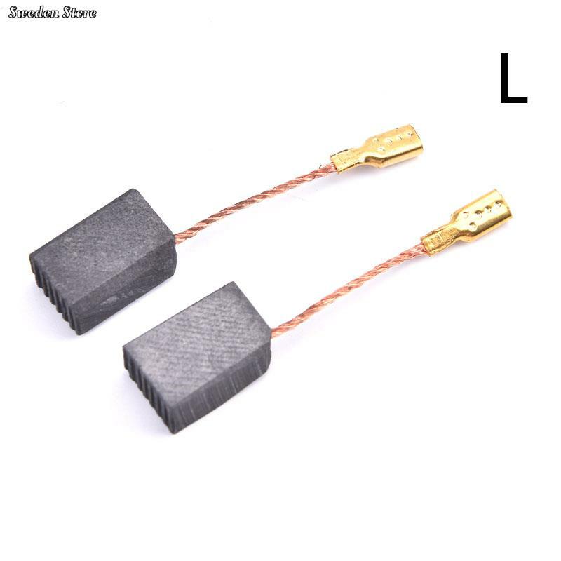 2Pcs/pack Angle Grinder Carbon Brushes 6x 9 x 13mm/6x 9x 15mm for 100mm Angle Grinder Replacement