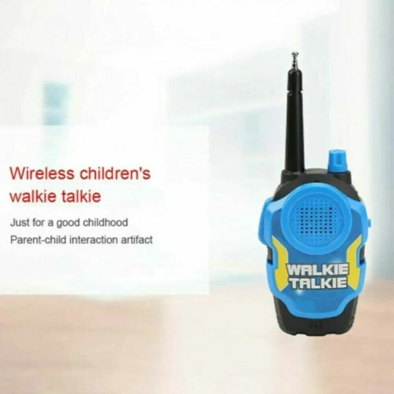 어린이용 미니 휴대용 워키토키, 300M 양방향 라디오 장난감, 어린이 날 생일 선물, 야외 인터폰 장난감, 2 개